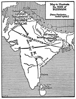 Map to illustrate the RISE of BUDDHISM  Patna-Pataliputra, Asoka’s capital.