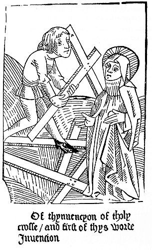 Of thynuencyon of tholy crosse / and first of thys woke Inuencion