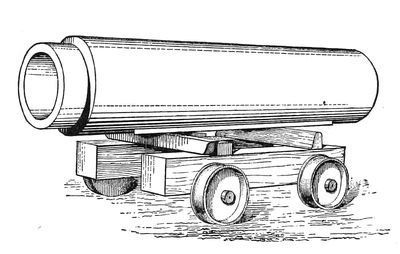 Drawing of gun