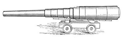 Drawing of gun